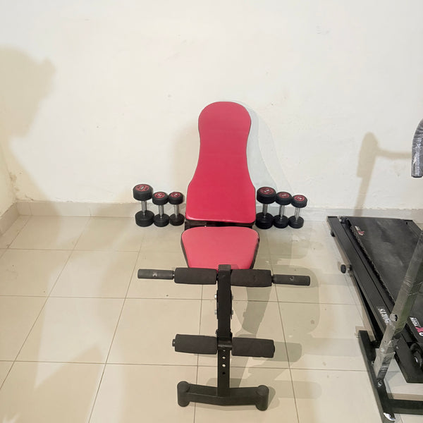 Multi Bench - Adjustable Exercise Incline, Decline, and Straight
