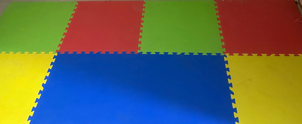 Gym Floor Colourful Mat - Interlock Mat
