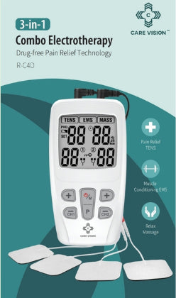 Carevision Combo unit  Tens+Ems + Massager - CareVision 3in1 Combo Electrotherapy