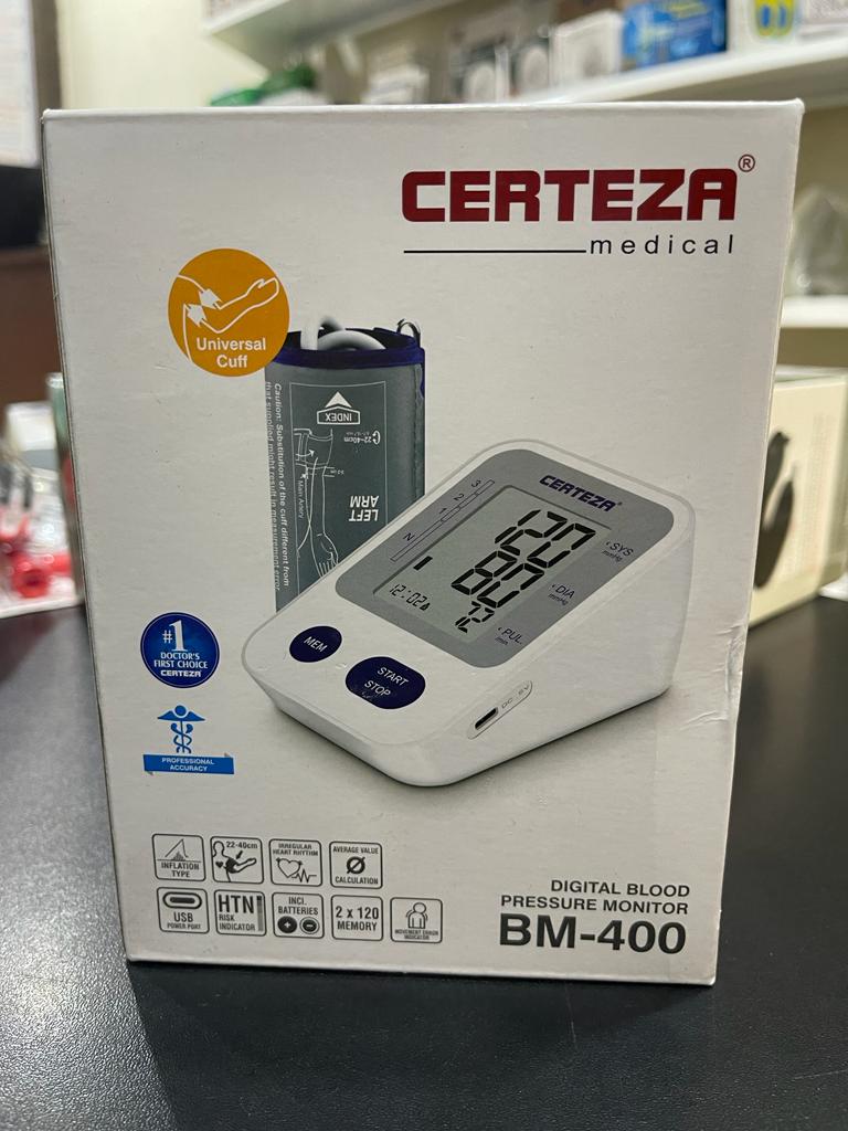 Certeza BM-400 Digital Blood Pressure Monitor