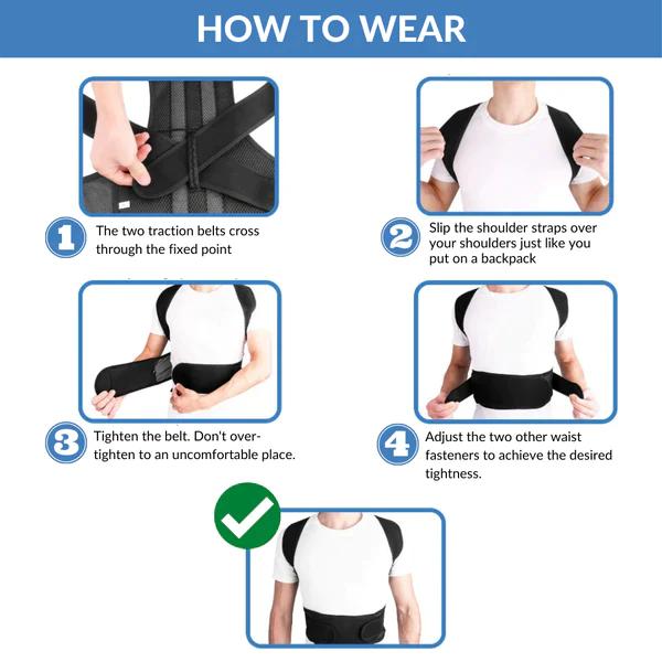 Posture correction belt